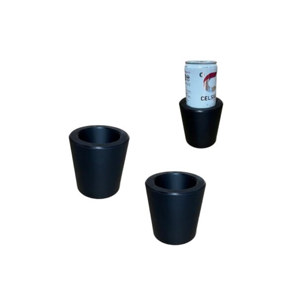 8.4 oz / 12 oz Slim Can Universal Cup Holder Adapter Slim Cup Holder Expander Car Cup Holder Upgrade Fits Red Bull Celsius Energy Drink Michelob White Claw Truly Black (Two Pack...