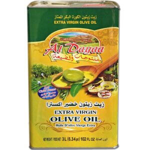 Al Dayaa - Extra Virgin Olive Oil, 3L (102 fl oz), Product of Lebanon