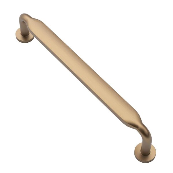 Alzassbg 6 Pack Champagne Bronze Cabinet Handles, 5 Inch(128mm) Hole Centers Arch Modern Cabinet Pulls Kitchen Cabinets Hardware for Cabinets and Drawers AL3503TGP