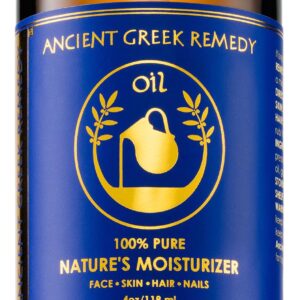 Ancient Greek Remedy - After Shower Body Oil for Women - Hydrating Face Oil & Body Moisturizer for Dry Skin with Organic Jojoba, Sweet Almond, Olive, and Vitamin E Oil - Clean...