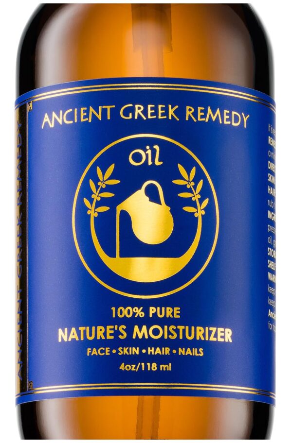 Ancient Greek Remedy - After Shower Body Oil for Women - Hydrating Face Oil & Body Moisturizer for Dry Skin with Organic Jojoba, Sweet Almond, Olive, and Vitamin E Oil - Clean...