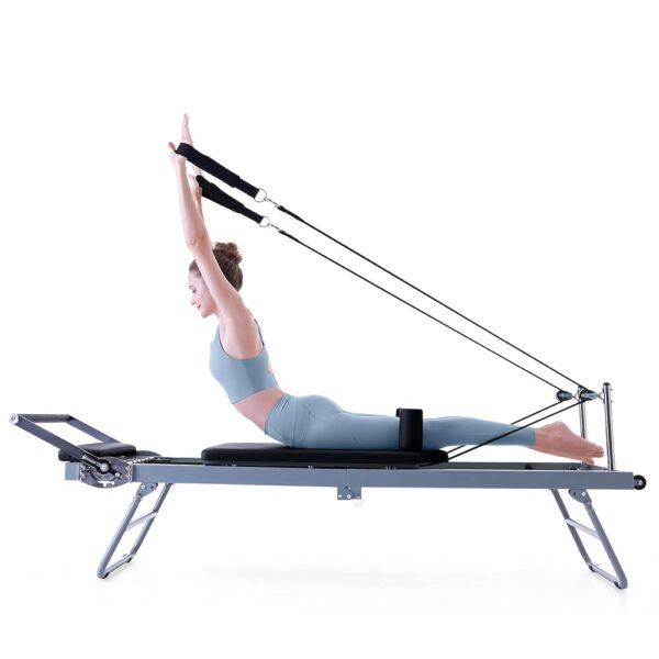 ARKANTOS Foldable Pilates Reformer, Pilates Machine & Equipment for Home Use and Gym Workout, Suitable for Beginners and Intermediate Users