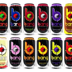 Bang Energy Drinks - 6, 16 ounce cans (6 Flavor Variety Pack)