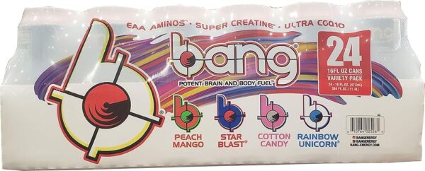 Bang Energy Potent Brain & Body Fuel (24 X 16 Fl Oz)Total Net Wt (384 Fl Oz),, ()