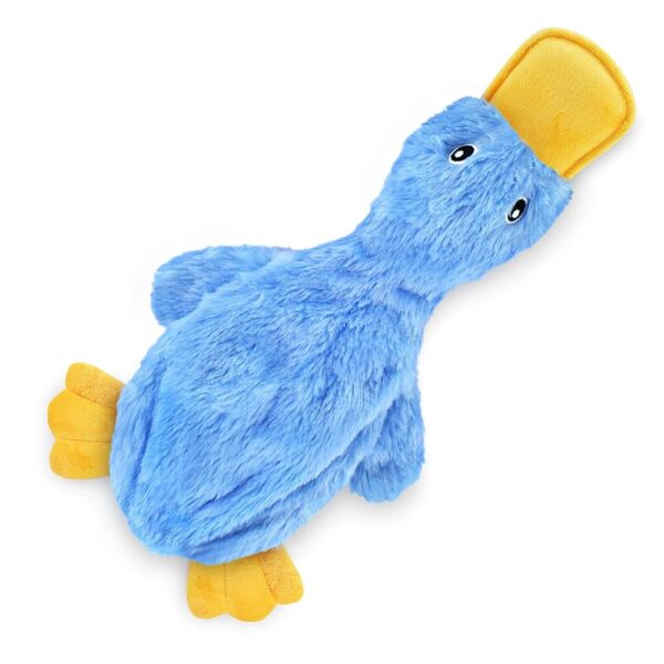 Best Pet Supplies Crinkle Dog Toy for Small, Medium, and Large Breeds, Cute No Stuffing Duck with Soft Squeaker, Fun for Indoor Puppies and Senior Pups, Plush No Mess Chew and...