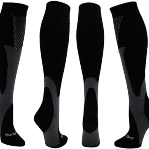 Compression Socks for Nurses - Women & Men - 20-30mmHg Graduated Compression, Zero-Toe Compression, For Medical Staff, Nursing, Athletic Support Such As Running, Cycling, Hiking...