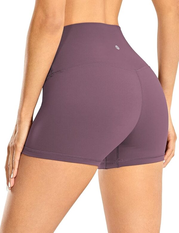 CRZ YOGA Women's Naked Feeling Biker Shorts 3" - High Waist Yoga Workout Gym Shorts