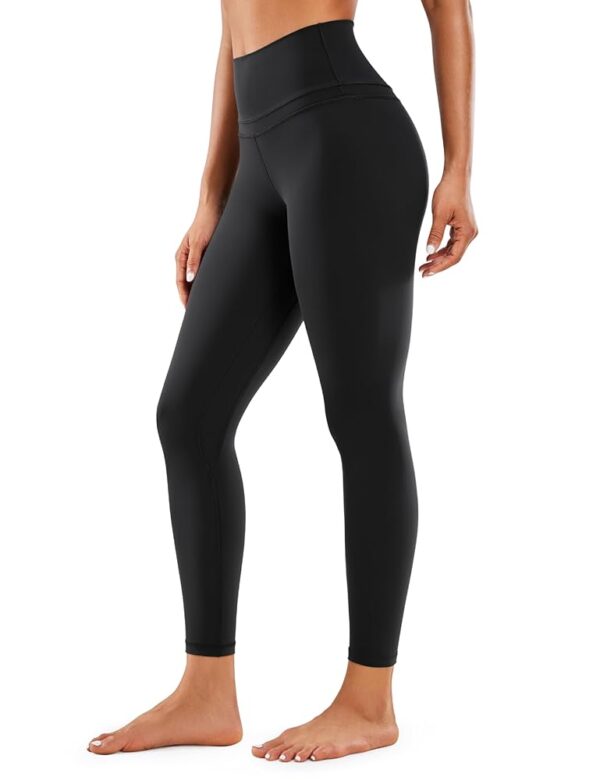 CRZ YOGA Womens Naked Feeling Workout 7/8 Yoga Leggings - 25 Inches High Waist Tight Pants