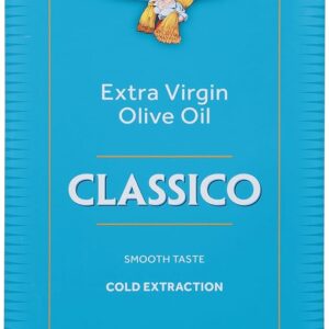 De Cecco Extra Virgin Olive Oil, Classico, Cold Extraction, Great for Cooking & Smooth Taste, 101.4 Fl Oz