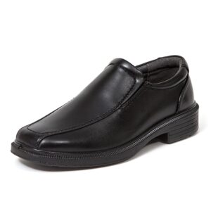 Deer Stags Boys' Greenpoint Jr Slip On Youth Dress Shoes Loafers for Church, Formal, School Uniform / Black / 1 Little Kid / Medium