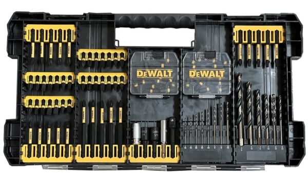 DEWALT Screwdriver and Drill Bit Set (FlexTorq impact Driver bit set 100pc)