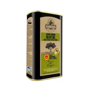 Ellora Farms, Certified PDO Extra Virgin Olive Oil, Single Estate, Single Origin, Single Variety, Cold Press & Traceable Olive Oil, Born in Crete, Greece, Kosher, 1 Lt Tin (33.8...