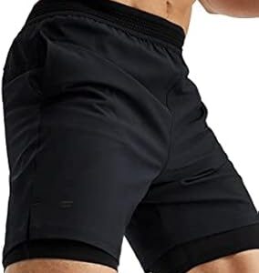 Fabletics Men's The Fundamental Short (Lined), Workout, Running, Training, Gym, Yoga, Ultra Lightweight, Athletic