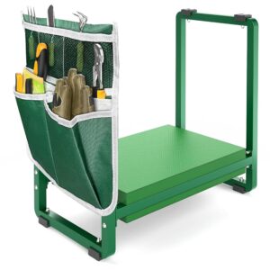 FLINTER 10.2" Wider Garden Kneeler and Seat, Heavy Duty Thick Gardening Bench for Kneeling and Seat - Garden Kneelers for Seniors, Gardening Stools for Women, Grandparents,...