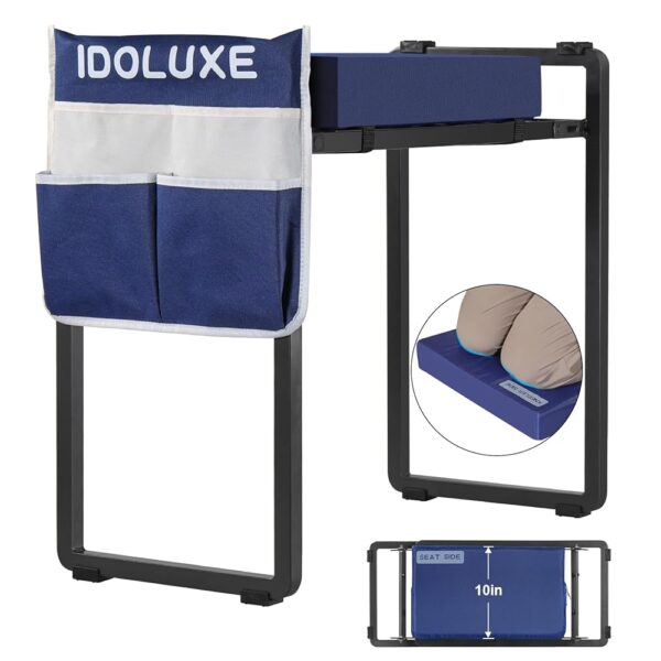 Foldable Garden Kneeler and Seat - 350 Lbs Heavy Duty Gardening Stool with Large Tool Bag, Thicker Wider Softer Kneeling Pad, Portable Garden Bench Gardening Gifts for Women,...