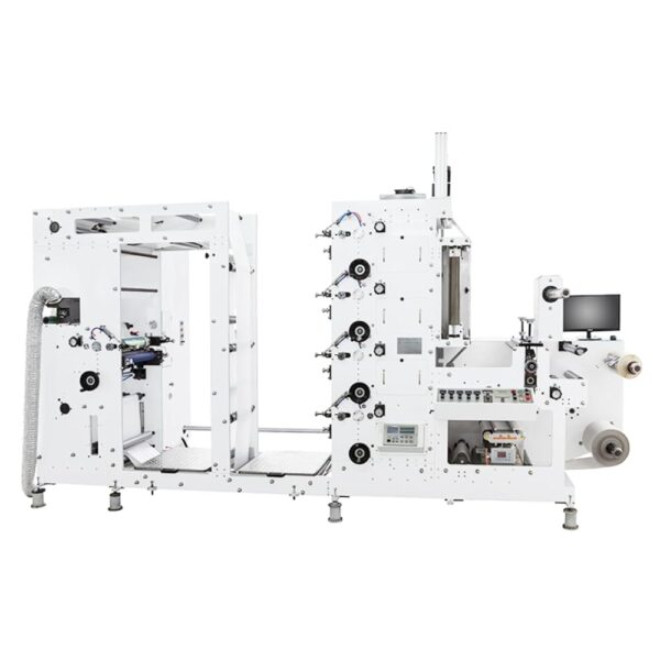 Full Automatic 2-Color 4-Color 6-Color Label Roll Paper Printing Machine On Plastic Bags Paper Cup Bag Printer