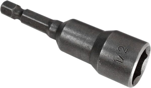 HTS 122N2 1/2" Impact Ready Magnetic Nut Setter Bit, 2.5" Long