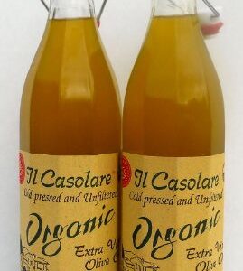 Il Casolare (2 pack) USDA Organic Extra Virgin Unfiltered Olive Oil 750ml bottles from Italy (NEW CROP) by Farchioni