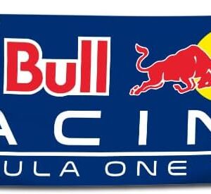 Kasflag Bull Racing Flag Banner for Fans (2x8ft,150D Poly) Car Decor For Outdoor Room Man Cave