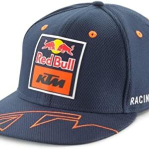 KTM Exclusive Red Bull Replica Team Flat Snapback Cap by New Era Dark Blue Orange