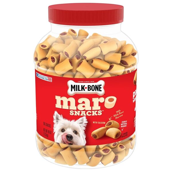 Milk-Bone MaroSnacks Small Dog Treats With Bone Marrow, 40 Ounce Container