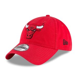 NBA Chicago Bulls Core Classic 9Twenty Adjustable Cap, Red, One Size