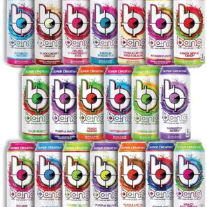 Niro Assortment | Bang Energy Drinks Variety Pack - Bang Potent Brain and Body Fuel | 16oz Cans | Included one Niro beverage sleeve | 12 Pack of 6 Assorted Flavors