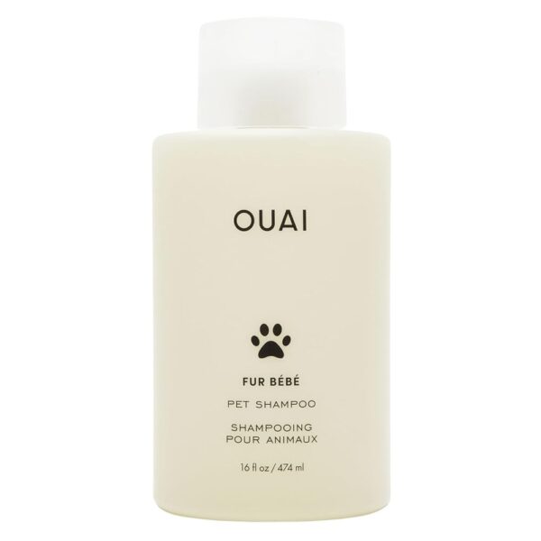 OUAI Fur Bébé Pet Shampoo, Mercer Street Scent - Dog Shampoo and Coat Wash for Hydrating, Cleansing and Adding Shine - Pet Supplies by OUAI (16 Fl Oz)