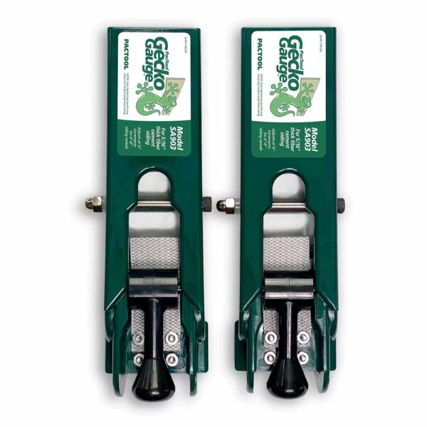 PacTool Gecko Gauge, The Original Home Siding Installation Kit - For Use with 5/16 Inch Fiber Cement Siding and James Hardie Siding, Includes 2 Gecko Gauge Clamps