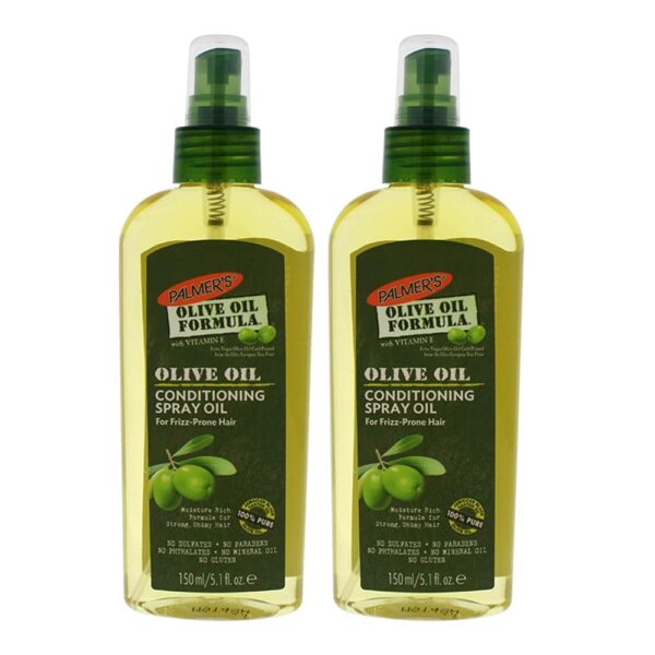 Palmer's Olive Oil Formula Hair Conditioning and Scalp Oil Spray, Hydration and Shine Therapy for Dry or Damaged Hair, Promotes Scalp Health, 5.1 Oz (Pack of 2)