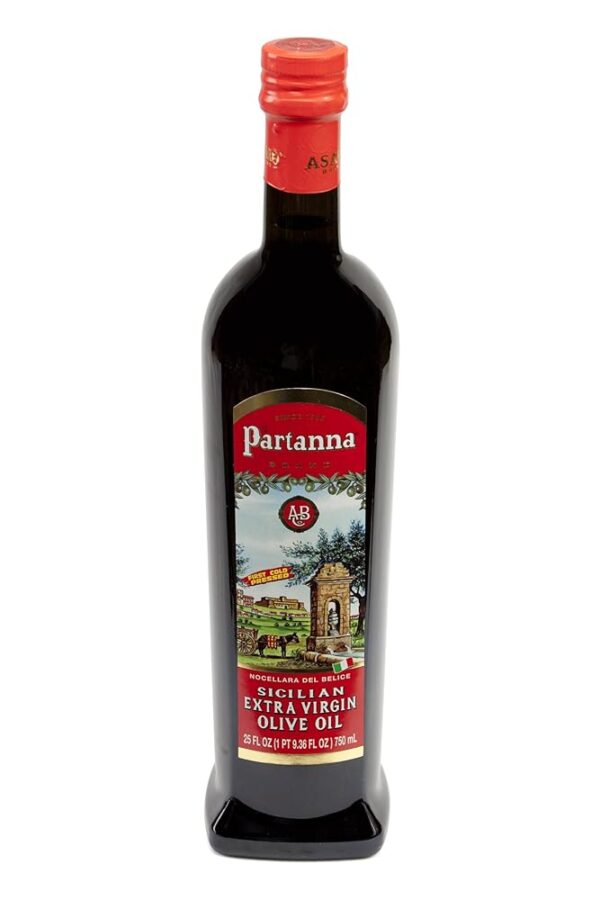 Partanna Sicilian Extra Virgin Olive Oil, 25-Ounce