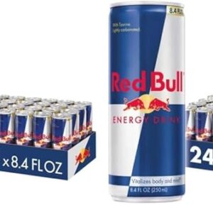 Red Bull Energy Drink, 8.4 Fl Oz, 24 Cans (Pack of 2)