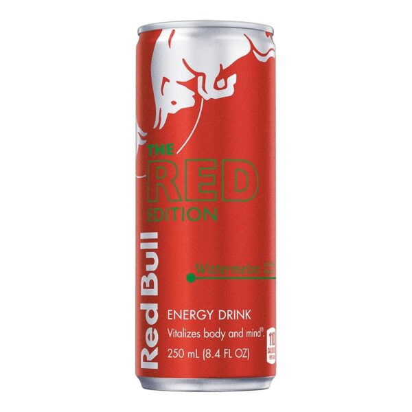 Red Bull Energy Drink, The Red Edition, Watermelon, 8.4 Fl Oz