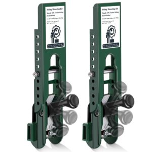 Siding Installation Tools Compatible with 3/8- Inch Fiber Cement Siding, Siding Mounting Kit with Adjustable Reveals, Lap Siding Gauge Made of Polycarbonate Body, Green