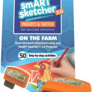 Smart Sketcher 2.0 Activity Cartridge, On The Farm, 50 Step-by-Step Activities, Ages 5+