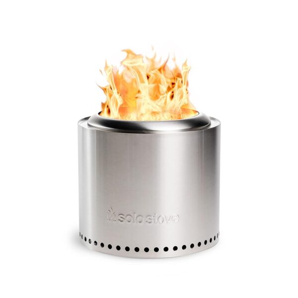 Solo Stove Ranger 2.0, 15 Inch Smokeless Fire Pit – Portable Stainless Steel Outdoor Fireplace with Carry Case - Lightweight Fireplace, Removable Ash Pan, Ideal for 2-4 People,...