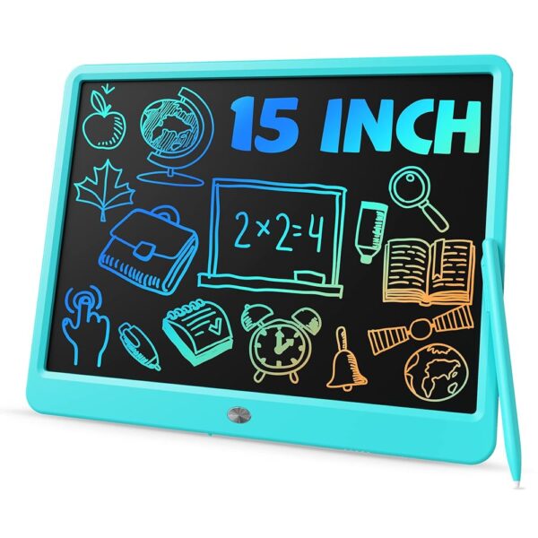 TEKFUN 15inch LCD Writing Tablet Teen Boy Girl Gifts Ideas, Easter Birthday Gifts for Kids, Drawing Board Educational Toys for 6 4 5 3 Year Old Boys, Homeschool and Office...