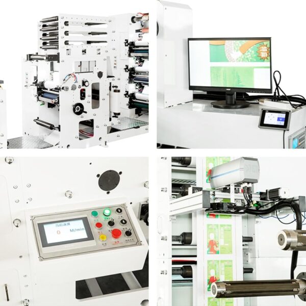 Two-Color Flexographic Printing Machine for Shopping Bags/Plastic T-Shirt Bags