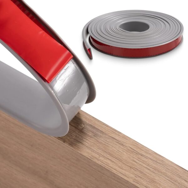U-Shape Edge Banding, 16.4ft TPE Self Adhesive Veneer Edging Trim Flexible Edge Protector, Furniture Edge Strip for Countertop Table Cabinets Shelves Restoration (1.18'' (30mm),...