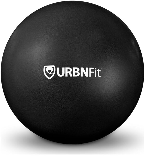 URBNFit Small Exercise Ball - 9-inch Mini Pilates Ball with Fitness Guide for Yoga, Barre, Physical Therapy, Stretching & Core Stability Workout
