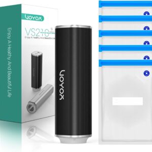 VOYOR Handheld Vacuum Sealer Portable & Cordless Vacuum Sealer Kit with Vacuum Bags Automatic Vacuum Pump for Food Preservation Type-C Charging and Long Lasting Food Vacuum...