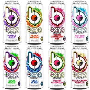 VPX Bang Variety Pack - Bangster Berry, Pina Colada, Purple Guava Pear, Peach Mango, Cotton Candy, Blue Razz, Sour Heads, Rainbow Unicorn